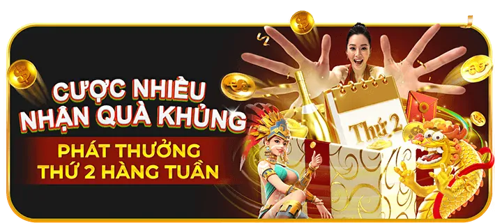 Cấp độ VIP Vàng của 69.vin với phần thưởng cao cấp
